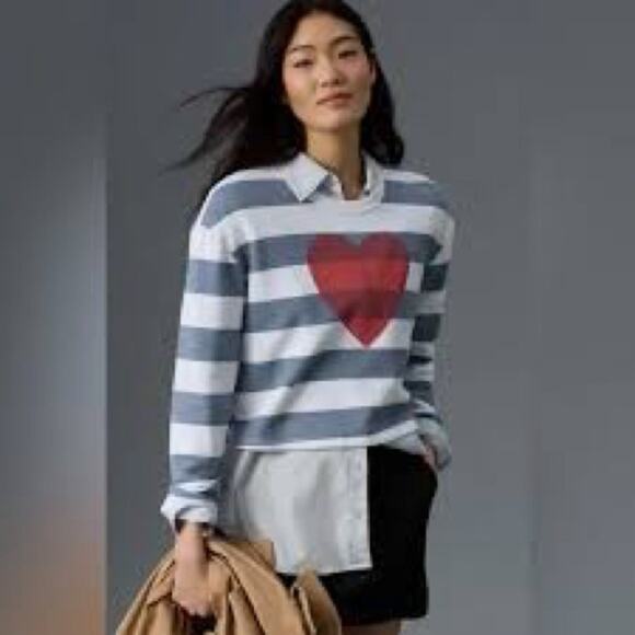Sundry Gray Polo Collar Boxy Sweatshirt - Picture 1 of 3